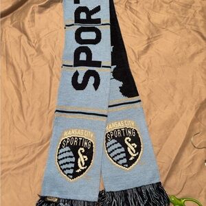 MLS Kansas City Soccer team 8-Bit Scarf